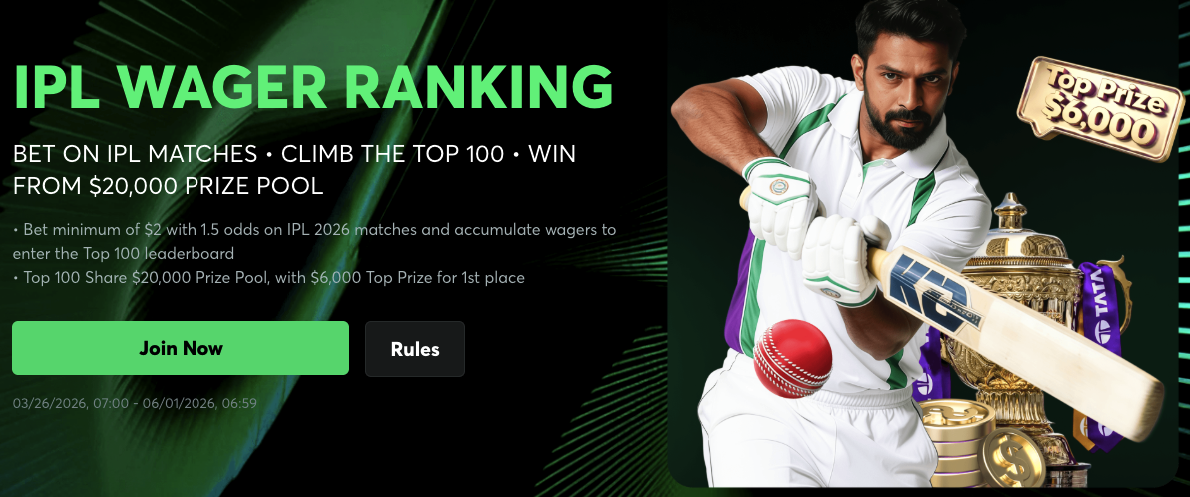 Indian Premier League Wager Ranking
